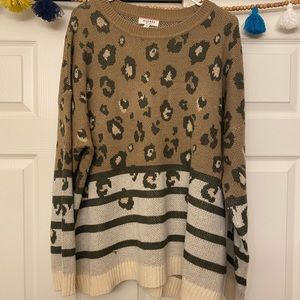 Leopard sweater